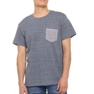 Marine Layer Signature Pocket T-Shirt - Short Sleeve gray size medium